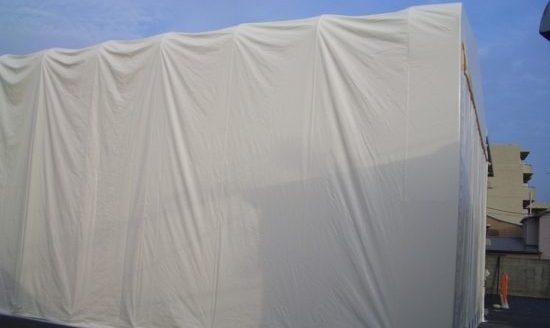 スライド式テント倉庫