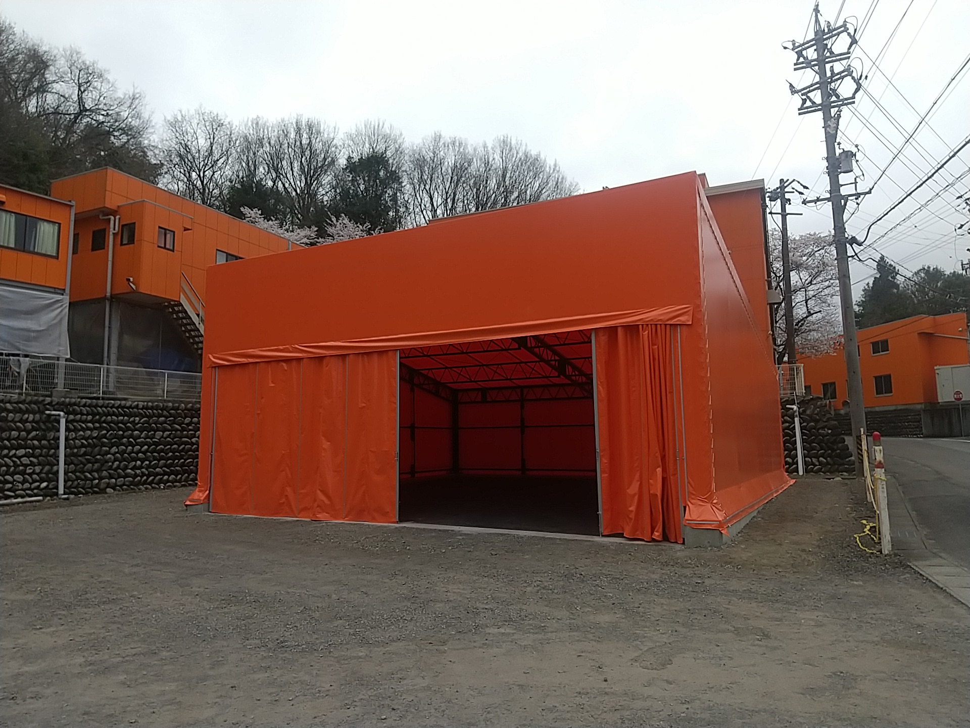 片流れテント倉庫　｜　岐阜県美濃加茂市の画像3
